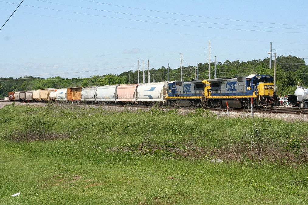 CSX most likely M743 from the day before